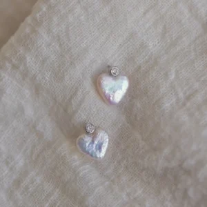 Heart Shape Pearl Earring-03 heart-shape-pearl-earring-03