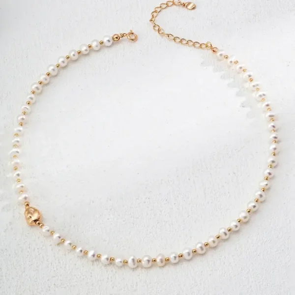 French Simple Natural Pearl Necklace