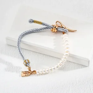 Chinese-Style Natural Pearl Bracelet 01