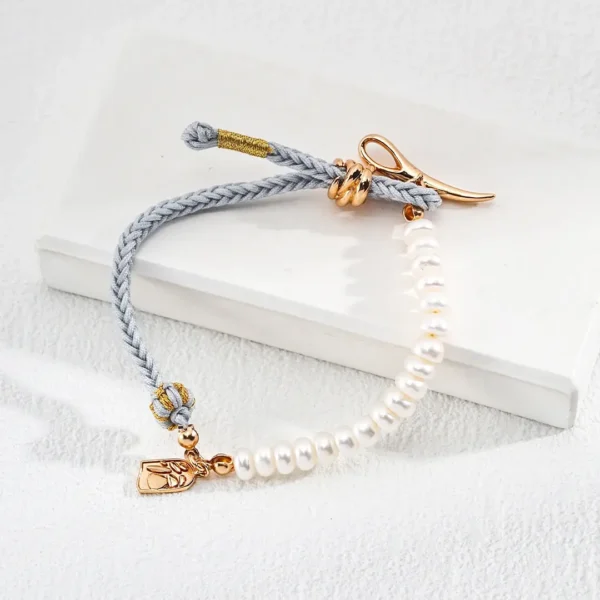 Chinese-Style Natural Pearl Bracelet 01