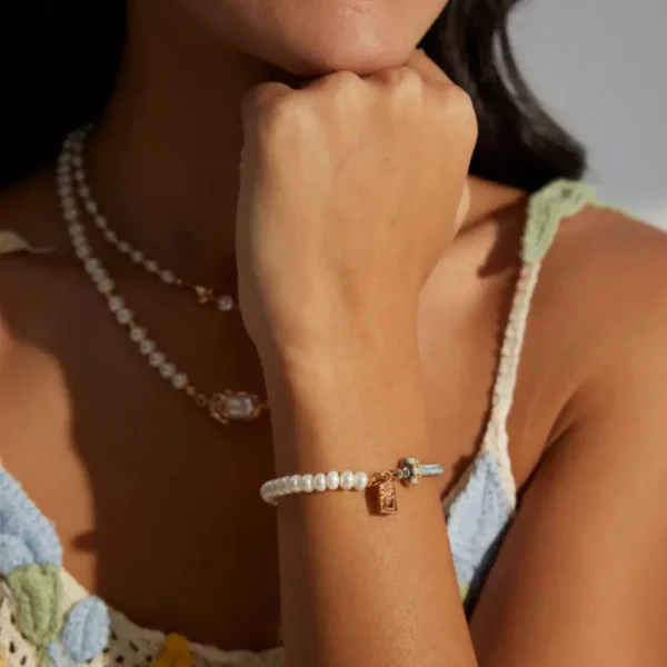 Chinese-Style Natural Pearl Bracelet 04