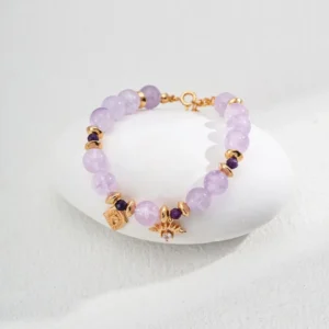 Lavender Amethyst & Zircon Bracelet 02