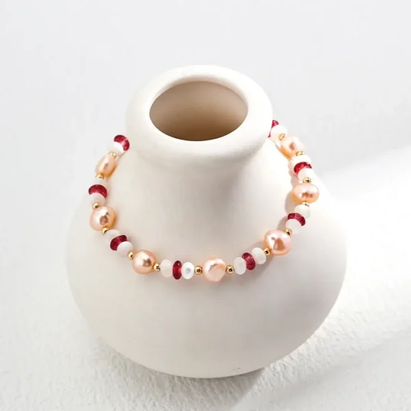 Mother-of-Pearl Ruby Bracelet 02