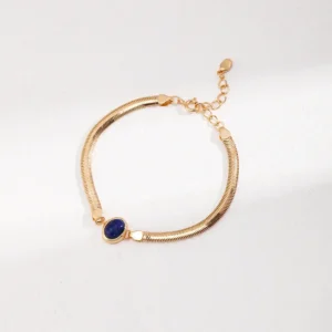 Natural Lapis Lazuli & Tiger Eye Bracelet 02 Natural Lapis Lazuli & Tiger Eye Bracelet 02
