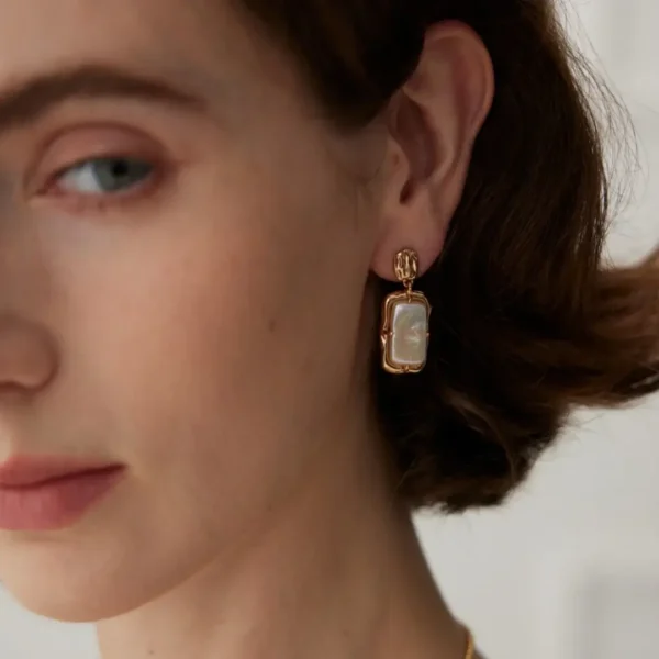 Natural Pearl Earring Drops 04