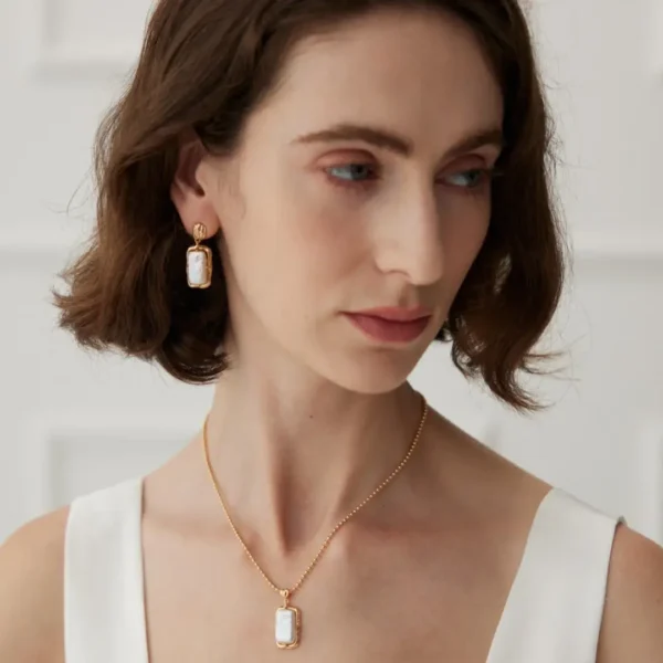 Natural Pearl Earring Drops 06