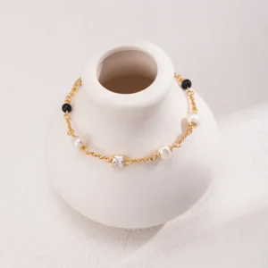 Onyx Pearl Bracelet 02