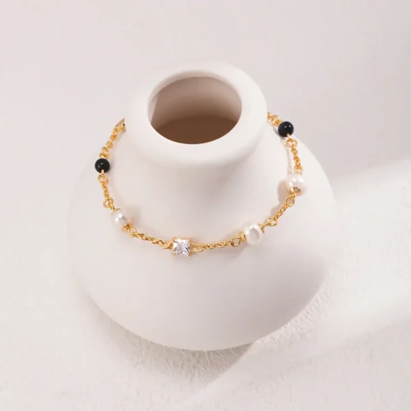 Onyx Pearl Bracelet 02