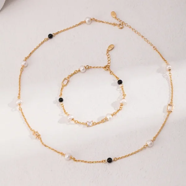 Onyx Pearl Bracelet 03