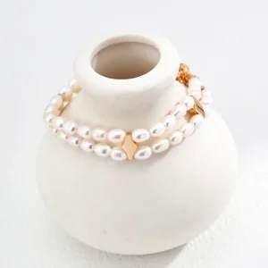 S925 Natural Pearl Bracelet 01