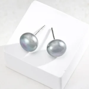 Sterling Silver Pearl Earrings Studs 01