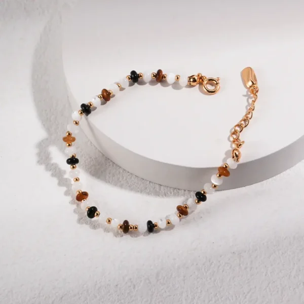 Sterling Silver Tiger's Eye Bracelet